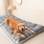 Extra-Large Plush Dog Sofa Bed - Thick, Super Soft Pet Mat For Small To Large Breeds, Comfortable Polyester Fiber Fill, Ideal Gift For Dog Enthusiasts, Dog Comfort Mat|Modern Pet Bed|Durable Pet Bed, Large Dog Bed